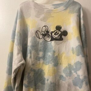 Mickey Mouse Disney Tie Dye Size XL Sweater